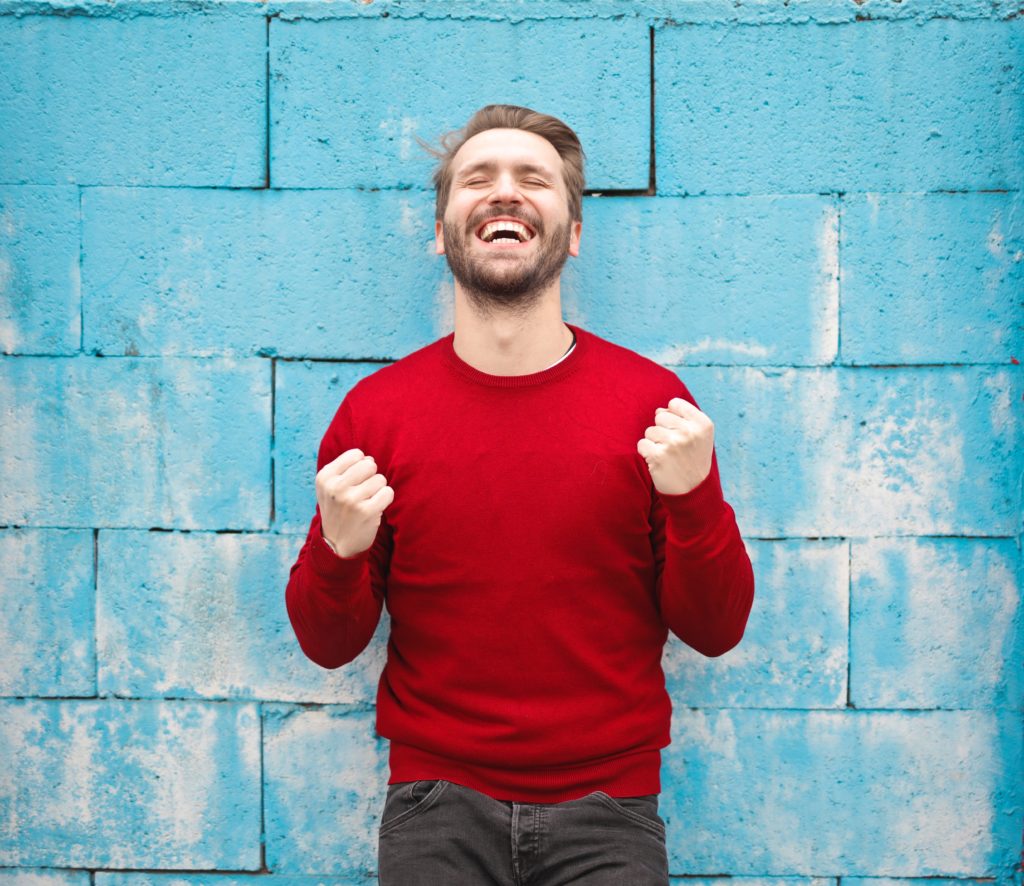 BDNF and microbiome may not be enough, so ketamine treatments can can bring you to joy like this man.